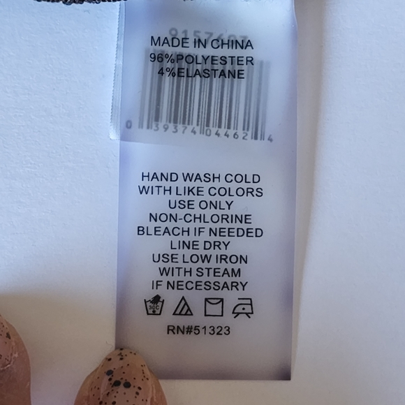 Vince Camuto black metallic sweater size L New - Picture 5 of 9